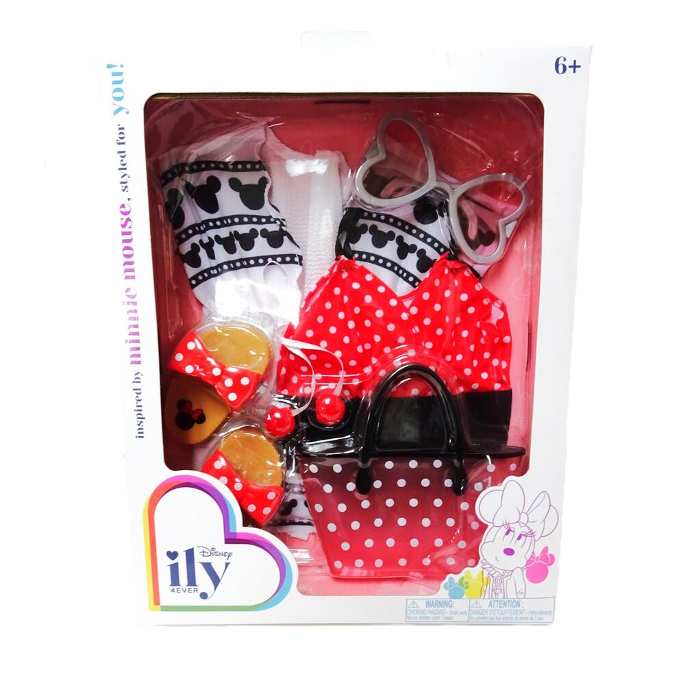 Disney ILY 4 Ever doll outfit for 18"doll inspired by Minnie Mouse
